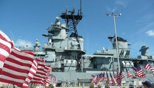 太平洋、朝鮮、湾岸戦争を戦った戦艦ミズーリ記念館で戦争の恐ろしさを実感